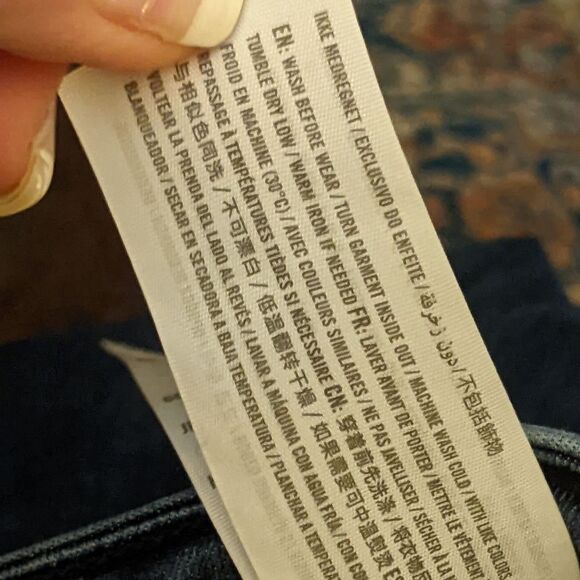 Abercrombie & Fitch Simone High Rise Super Skinny distressed dark jeans 2/26 - Picture 7 of 9